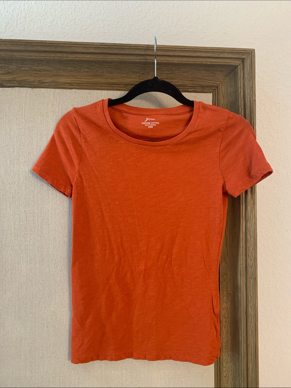 J. Crew Slim Crewneck Tee - Orange